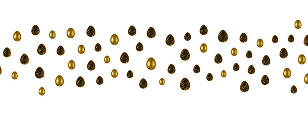  Eggs. 3D. Golden Egg