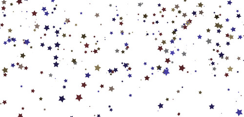 Fototapeta premium Golden Dreamscapes: Step Into a 3D Rainfall of Gleaming Stars