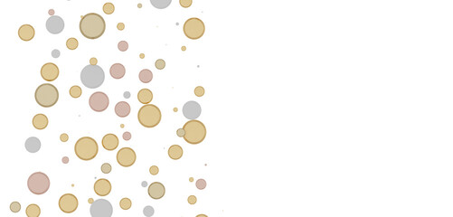 Sparkling Jubilation: Breathtaking 3D Illustration of Sparkling gold Confetti Celebration