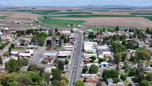 davinport washington aerial view summer