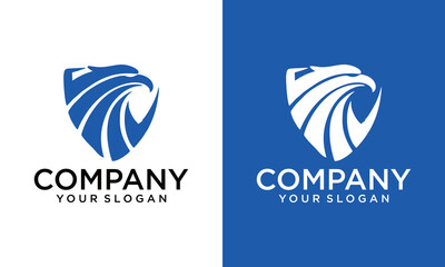 Letter R modern falcon luxury abstract eagle monogram flat logo