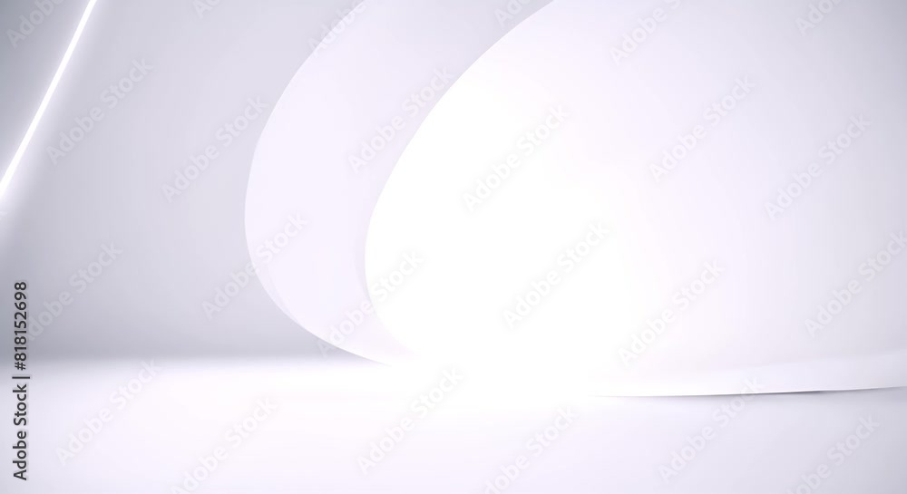 Poster white light grey background space design concept seamless looping overlay virtual video animation ba