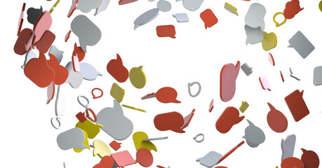 Approved email and spam message displayed on a futuristic interface