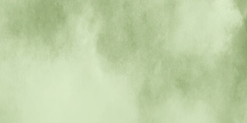 Green ink and watercolor textures on white paper background. old paper texture design and Light brown concrete background texture wallpaper. 