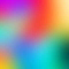 Colorful gradient abstract background. Color blur effect. Blurred colors. Colored backdrop and banner. Multi color soft and smooth wallpaper.