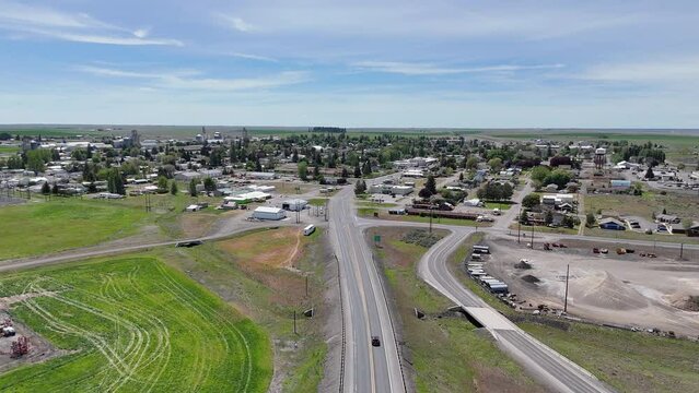 davinport washington aerial view summer