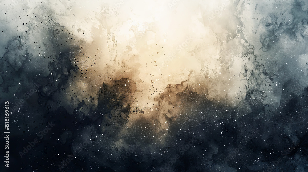 Poster abstract watercolor painting background with space for text or image.