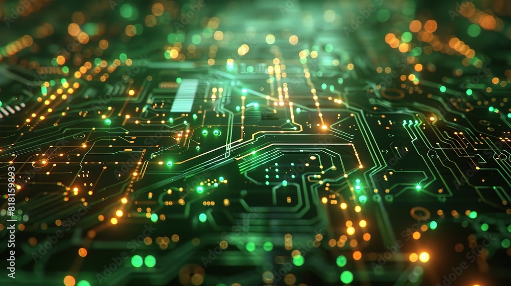 Poster world of circuit diagrams, showcasing electrical pathways and component connections in schematic ton