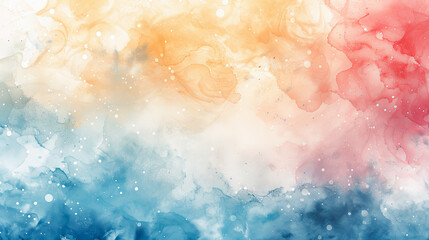 Fototapeta premium Abstract watercolor background. Digital art painting. 3d rendering.