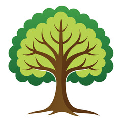 Oak tree icon vector design