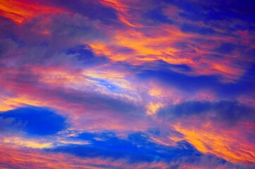 Fototapeta premium Sunset Cloud Detail