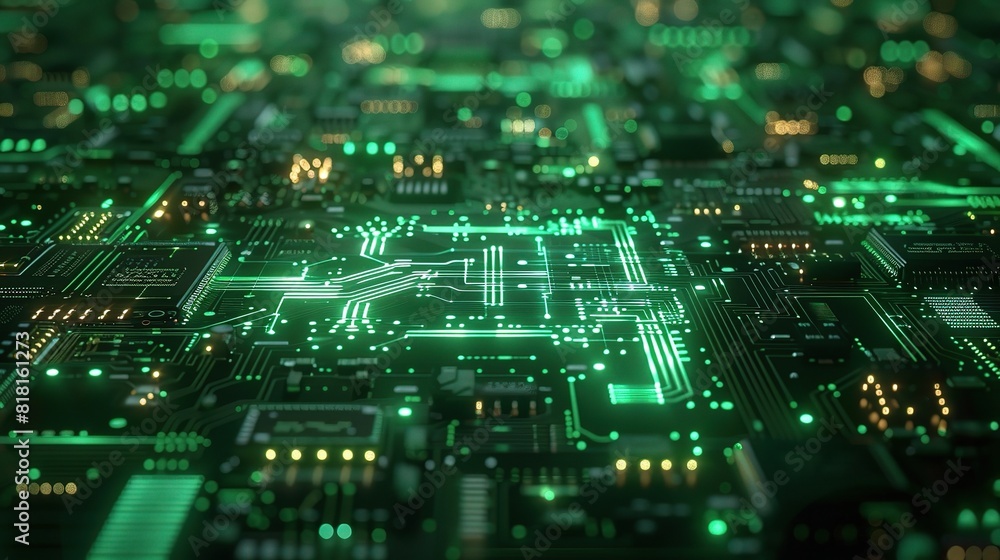 Poster world of circuit diagrams, showcasing electrical pathways and component connections in schematic ton