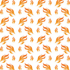 Fire reasonable trendy multicolor repeating pattern vector illustration design