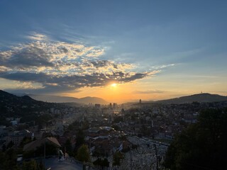 Sunset Over Sarajevo