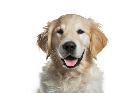 Adorable Golden Retriever puppy captures hearts with playful charm and endearing gaze