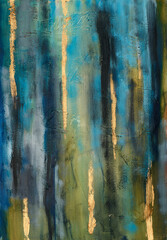 Abstract colorful oil painting on canvas texture. Hand-drawn brush stroke, oil painting background. Modern Art Oil Paintings. Abstract modern art for background