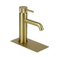 Miscelatore jazz con basetta Easy fix emme rubinetterie oro matt