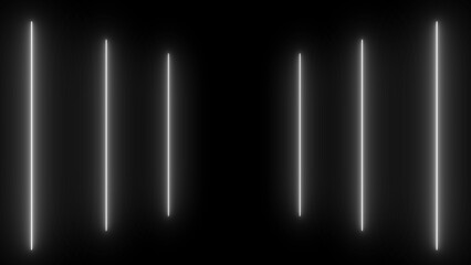 Simple in-and-out neon glowing line animation. Techno night club sparky spectrum same color generated sunbeam bg. Stripes moving energy burst cyber trendy marketing music.