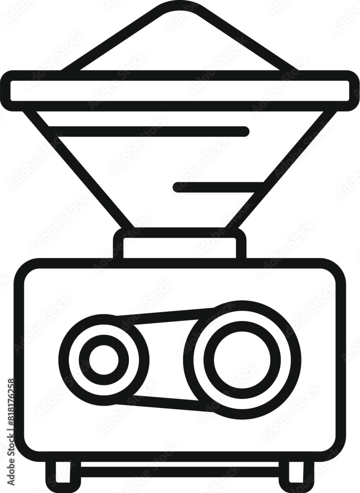 Poster black and white vector image of a retro cassette player suitable for various design uses