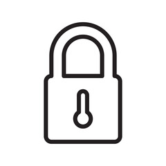 padlock icon design vector template