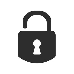 padlock icon design vector template