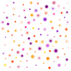 An isolated abstract cosmic star burst shape pattern background image design element.