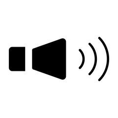 Speaker Glyph Icon Design