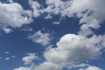 blue sky with clouds