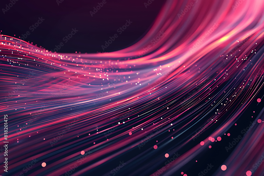 Poster abstract background of smooth lines. big data visualization.