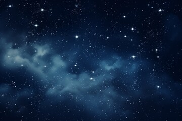 Obraz premium Stars on a night dark sky minimalistic background