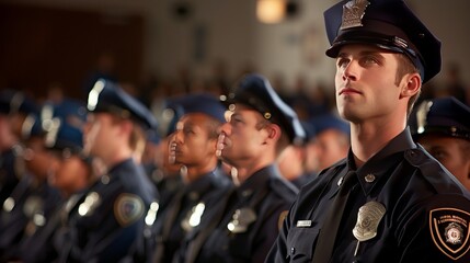 Police Academy Training: At the police academy, recruits undergo rigorous training, learning the skills and techniques needed to maintain law and order