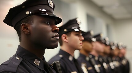 Police Academy Training: At the police academy, recruits undergo rigorous training, learning the skills and techniques needed to maintain law and order