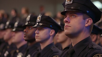 Police Academy Training: At the police academy, recruits undergo rigorous training, learning the skills and techniques needed to maintain law and order