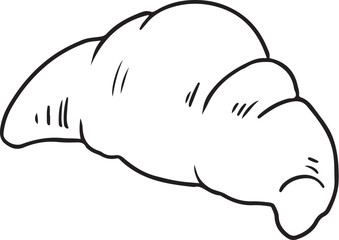 クロワッサン線画