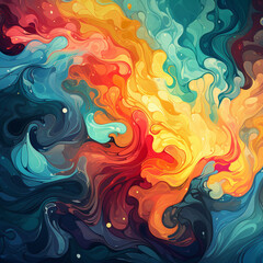 Obraz premium abstract best colorful and creative wallpaper