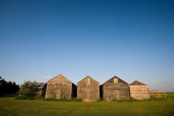 Old Prairie Farm Buildings