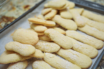 hands delicately layering ingredients to create a luscious tiramisu, showcasing the artistry of homemade desserts