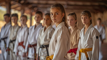 photography of kids at a karate class, martial arts lessons for children