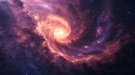 Obraz premium Galactic Background with Sumptuous Colors Explore the Breathtaking Beauty of Nebulas in Stunning Astrophotography