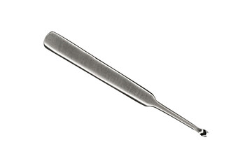 V-shaped gouge for working with leather is isolated on transparent background.