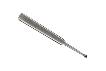 V-shaped gouge for working with leather is isolated on transparent background.