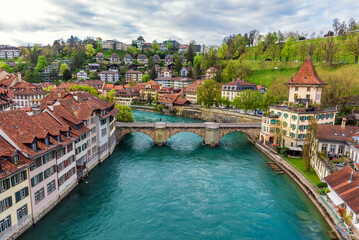 Cityview in Bern the capital of  Switzerland