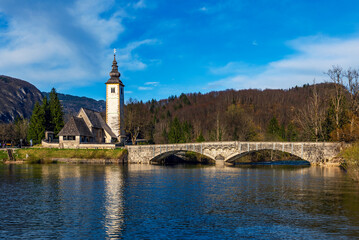 Curch in Bohinj, Slovenia