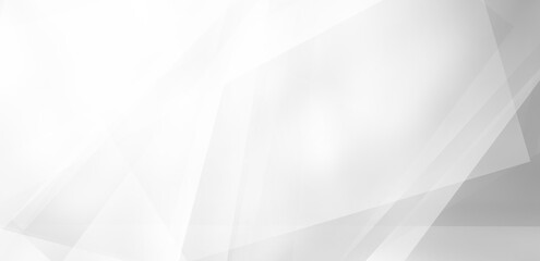 Obraz premium White geometric shapes background. Dynamic shapes compositio