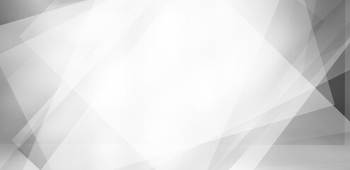 Fototapeta premium White geometric shapes background. Dynamic shapes compositio