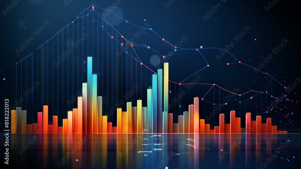 Poster insightful big data analytics report: graphs & charts illustrating business category distribution on