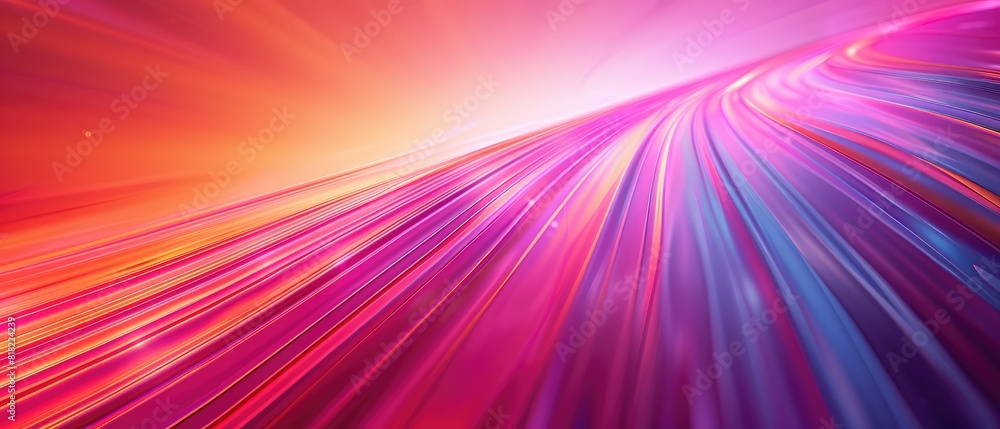 Poster abstract background featuring flashy pattern of straight lines with speedy motion blur for web banne