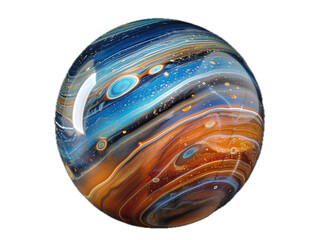 colorful glass marble png, transparent background, graphics resource