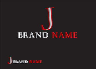 J letter  logo design branding  logo.