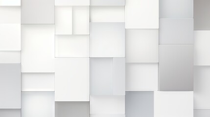 Abstract geometric white and grey rectangle and square pattern background for business presentations, corporate events, seminars, parties, and festive designs

